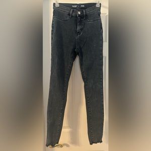 Old Navy Girls Ballerina Jeggings, Black, Size 14